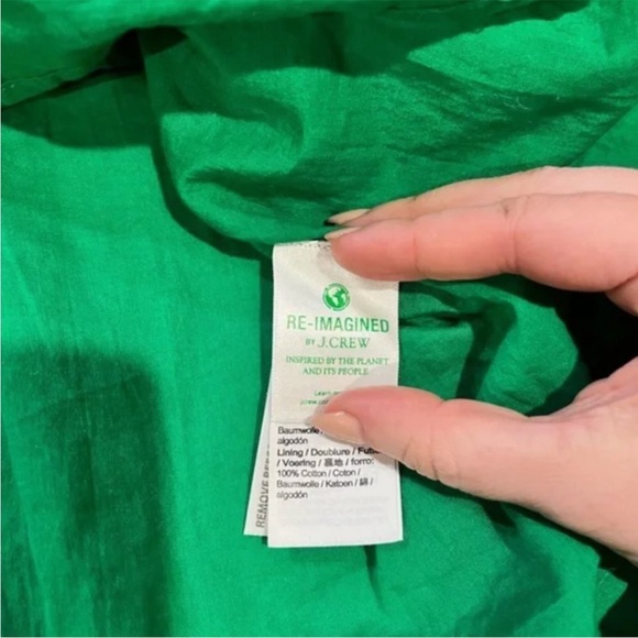 J Crew V-neck Poplin Dress - NWT - Picture 5 of 9